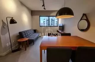 Flat para alugar com 1 dormitório, 38 m² no Jardins em São Paulo